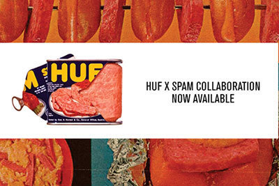 オマージュ｜スパムランチョンミート×HUF、米軍ジャケットやラグランＴに「SPAM」ロゴ