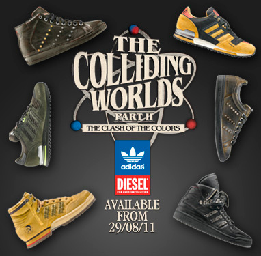 DIESEL×adidas Originalsコラボ第2弾スニーカー8月22日より先行 DIESEL×adidas Originalsコラボ第2弾スニーカー8月22日より先行