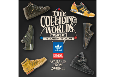 DIESEL×adidas Originalsコラボ第2弾スニーカー8月22日より先行発売！