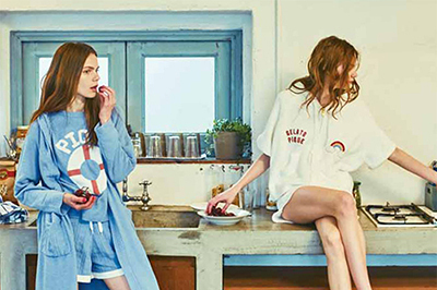 ジェラート ピケ 16年春夏の新作ルームウェア、貝殻や浮輪モチーフのパジャマ、モコモコのガウンなど