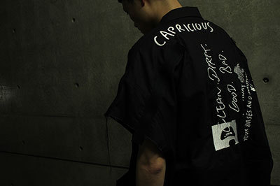 ジャポニスム｜アイデア バイ ソスウ×オールモストブラック、別注ミリタリージャケット - 5XLサイズをリメイク