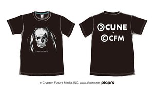 CUNE×初音ミク、コラボ黒Tシャツを発売 - ツインテールが絡まるユニークなイラスト｜写真5