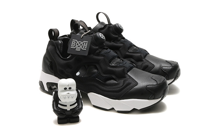 BOUNTY HUNTER リーボック ポンプフューリー 　限定　コラボ ブラックシャークな一足！Reebok Classic x atmos x BOUNTY