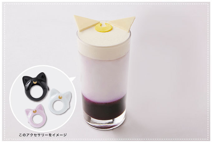 Q-pot CAFE.にセーラームーンメニュー登場、ムースケーキやちびムーンのパフェなど｜写真7