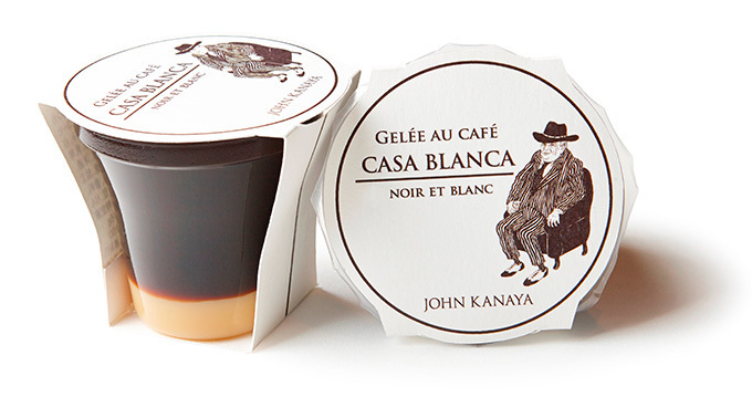 ジョンカナヤの夏限定コーヒーゼリー「ジュレ オ カフェ カサブランカ」 - ホワイトチョコソース入り | 写真