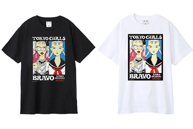 X-girl×漫画家・岡崎京子『東京ガールズブラボー』プリントTシャツやiPhoneカバー発売 | 写真