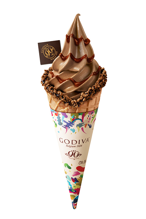 ゴディバの新作ソフトクリーム登場 - ほんのり塩味×チョコレートキャラメルの贅沢なハーモニー | 写真