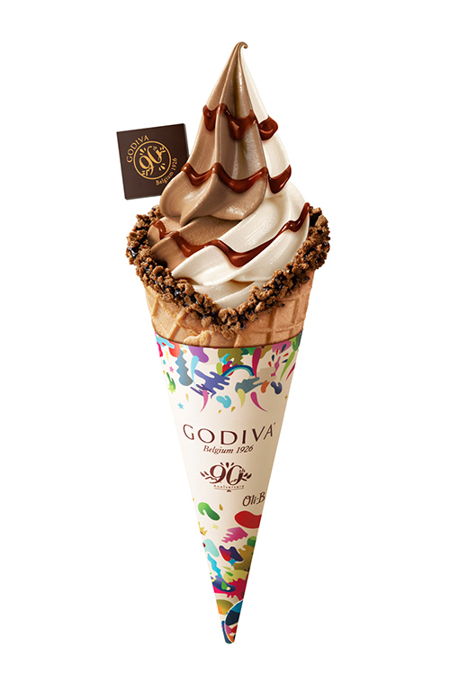 ゴディバの新作ソフトクリーム登場 - ほんのり塩味×チョコレートキャラメルの贅沢なハーモニー | 写真