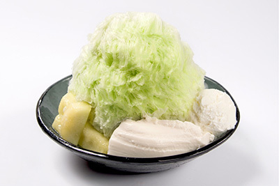 「メロンかき氷」