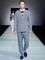 ダイナミックな幾何学モチーフをテーマに ジョルジオ アルマーニ　2012年春夏メンズコレクション｜写真2