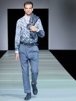ダイナミックな幾何学モチーフをテーマに ジョルジオ アルマーニ　2012年春夏メンズコレクション｜写真6