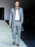 ダイナミックな幾何学モチーフをテーマに ジョルジオ アルマーニ　2012年春夏メンズコレクション｜写真13