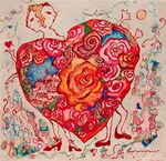 蜷川有紀の絵画展「薔薇のおもちゃ箱」渋谷で開催 - 愛を演出する深紅の薔薇空間｜写真2