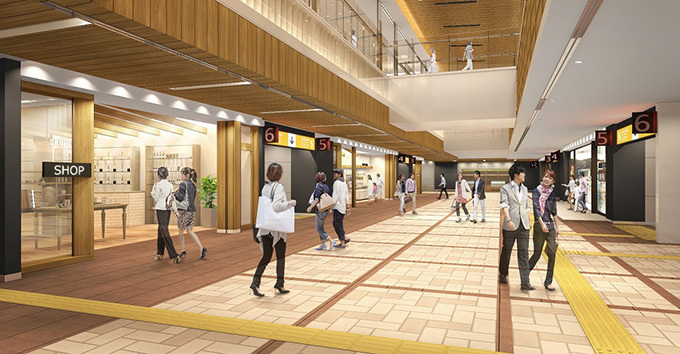 JR立川駅に新施設「エキュート立川 osoto」誕生 -「エキュート立川」2・3階も同時リニューアル | 写真