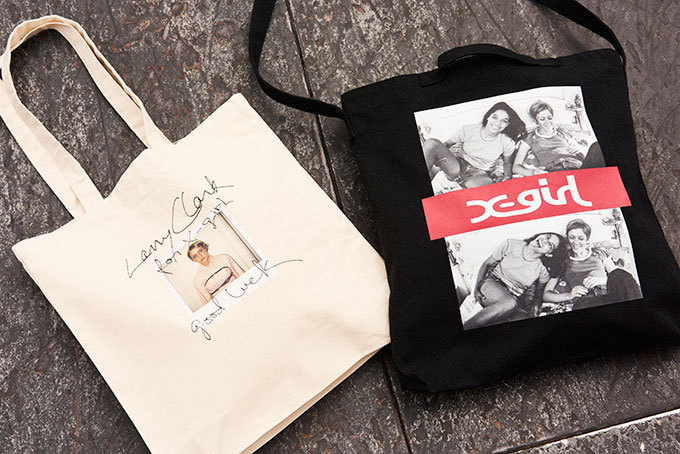 X-girl×ラリー・クラーク映画『KIDS』、劇中のシーンをプリントしたTシャツやトートバッグ | 写真