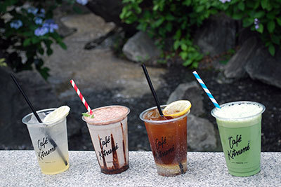 カフェ キツネ 夏季限定のカフェメニュー、レモネードやエスプレッソトニック