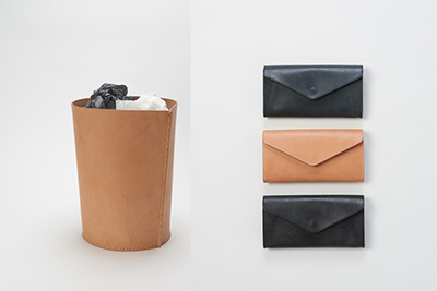 エンダースキーマの新作レザー小物 - エプロンやゴミ箱など