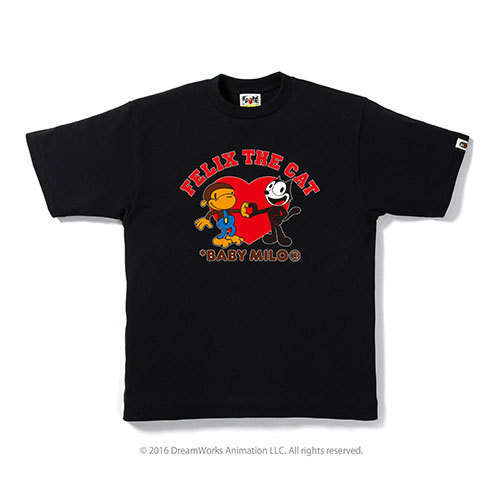 新品 BAPE フィリックス キャット コラボ TEE【特典あり】Tシャツ ネコ