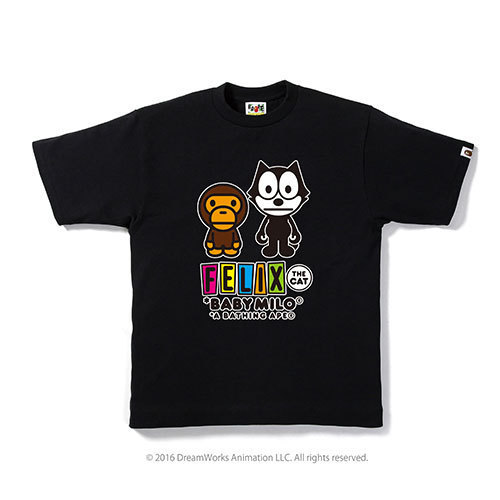 新品 BAPE フィリックス キャット コラボ TEE【特典あり】Tシャツ ネコ