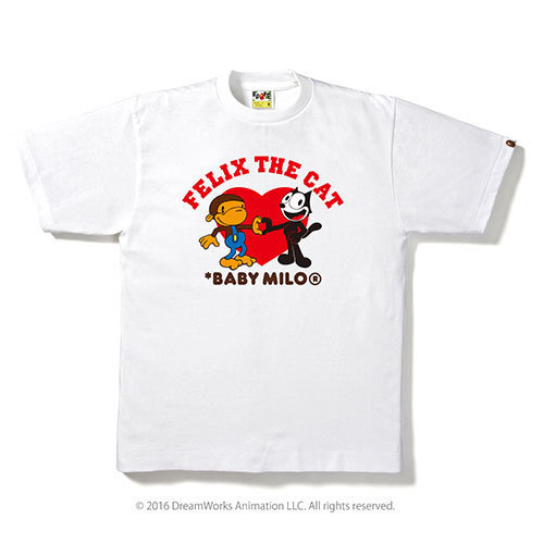 新品 BAPE フィリックス キャット コラボ TEE【特典あり】Tシャツ ネコ