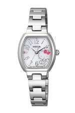 美品 ウィッカ Wicca HelloKitty キティ サンリオ コラボ 時計 ハローキティ×シチズン「ウィッカ」コラボウォッチ - 文字板や