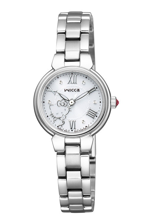 バンドレザーバンド新品　CITIZEN wicca ×ハローキティコラボ腕時計