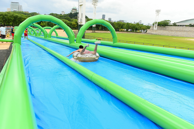 大阪城ウォーターパークbyハウステンボス初開催 - ウォータースライダーやプールを都会の真ん中で｜写真10