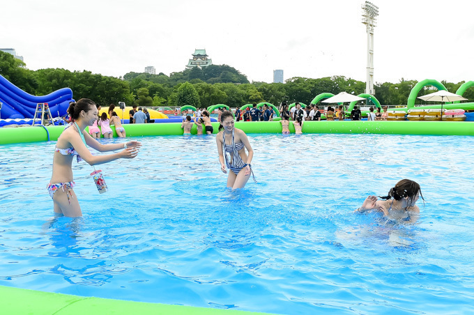 大阪城ウォーターパークbyハウステンボス初開催 - ウォータースライダーやプールを都会の真ん中で｜写真14