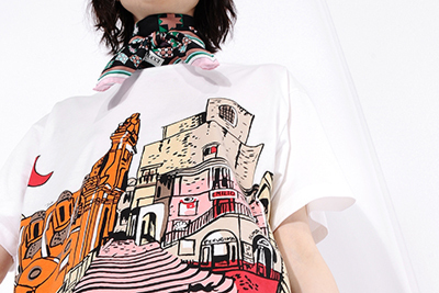 PUCCI プッチ ワンピース Printed maxi dress769610 (PUCCI