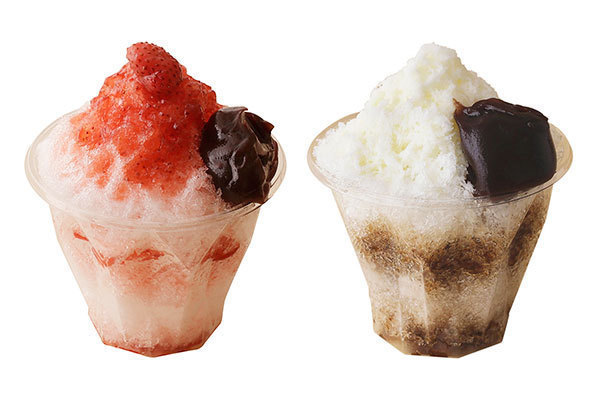 「あんペーストかき氷」