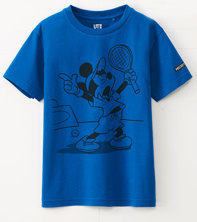 ユニクロの新作Tシャツ - ミッキーマウスが錦織圭やジョコビッチのプレーに挑戦 | 写真