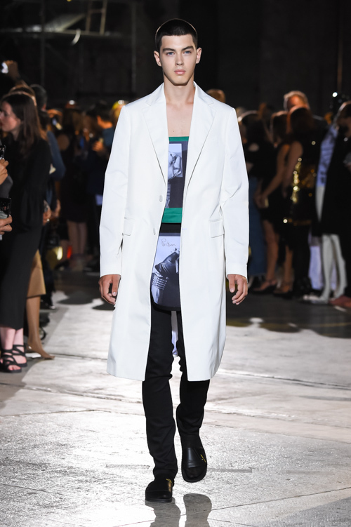 ラフ シモンズ - RAF SIMONS | Straight fit denim shirt with