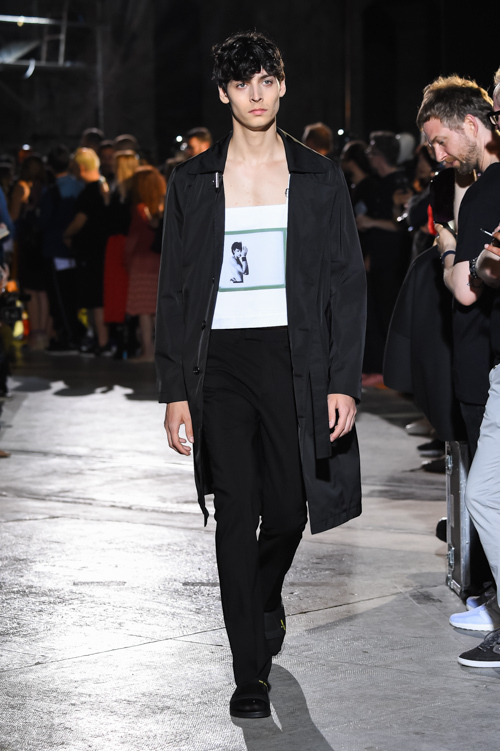 ラフ シモンズ - RAF SIMONS | Straight fit denim shirt with
