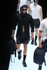 エンポリオ アルマーニ 17年春夏メンズコレクション - グラフィカルな指紋は、唯一無二のデザインに｜写真104