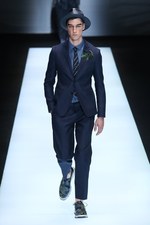 エンポリオ アルマーニ 17年春夏メンズコレクション - グラフィカルな指紋は、唯一無二のデザインに｜写真28