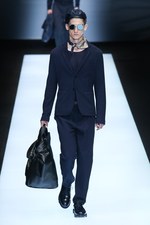 エンポリオ アルマーニ 17年春夏メンズコレクション - グラフィカルな指紋は、唯一無二のデザインに｜写真30