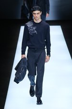 エンポリオ アルマーニ 17年春夏メンズコレクション - グラフィカルな指紋は、唯一無二のデザインに｜写真32