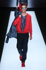 エンポリオ アルマーニ 17年春夏メンズコレクション - グラフィカルな指紋は、唯一無二のデザインに｜写真48