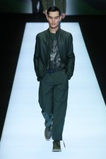 エンポリオ アルマーニ 17年春夏メンズコレクション - グラフィカルな指紋は、唯一無二のデザインに｜写真58