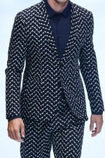 エンポリオ アルマーニ 17年春夏メンズコレクション - グラフィカルな指紋は、唯一無二のデザインに｜写真7