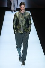エンポリオ アルマーニ 17年春夏メンズコレクション - グラフィカルな指紋は、唯一無二のデザインに｜写真84