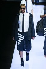 エンポリオ アルマーニ 17年春夏メンズコレクション - グラフィカルな指紋は、唯一無二のデザインに｜写真91