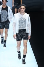 エンポリオ アルマーニ 17年春夏メンズコレクション - グラフィカルな指紋は、唯一無二のデザインに｜写真98