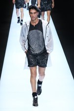 エンポリオ アルマーニ 17年春夏メンズコレクション - グラフィカルな指紋は、唯一無二のデザインに｜写真99