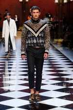 ドルチェ＆ガッバーナ 2017年春夏メンズコレクション - ジャズ×トロピカル、音楽を身に纏い踊る夜｜写真34