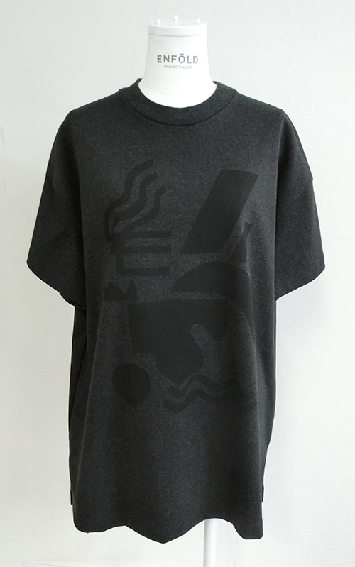 ENFOLD コレクションライン　黒　Tシャツ