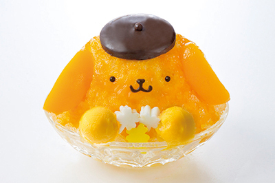 「ポムポムプリンのカキ氷」