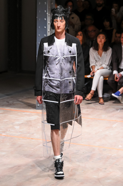 コム デ ギャルソン・オム プリュス 2017年春夏｜male レインコート