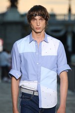 ポール & ジョー 2017年春夏メンズコレクション - モノクロの花々が、鮮やかに咲き誇る夕暮れ｜写真25