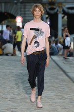 ポール & ジョー 2017年春夏メンズコレクション - モノクロの花々が、鮮やかに咲き誇る夕暮れ｜写真42